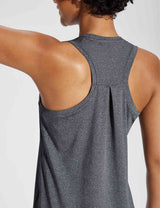 Baleaf Women's Quick-Dry Neck-Length Tank Top Castlerock Back