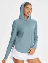 Women's Hooded Long Sleeve Sun Shirt