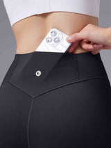 Cozy Fleece High-Waist Flare Pocket Pants
