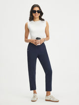 Baleaf navy 25'' women's stretchy wrinkle-free golf pants #color_Navy