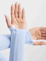 Baleaf UPF 50+ icy cool shirt sleeve featuring thumbhole. #color_Kentucky Blue