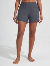 Baleaf UPF 50+ High-Rise Zipper Pockets Board Short 4''