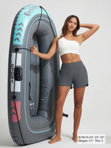 Baleaf UPF 50+ High-Rise Zipper Pockets Board Short 4''