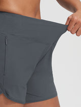 Baleaf UPF 50+ High-Rise Zipper Pockets Board Short 4''