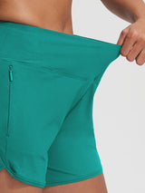 Baleaf UPF 50+ High-Rise Zipper Pockets Board Short 4''