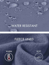Laureate Thermal Joggers fabric: water-repellent surface, warm fleece lining. #color_Sea Blue