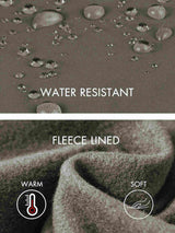 Laureate Thermal Joggers (Petite) featuring water-resistant outer and warm, soft fleece lining. #color_Gray