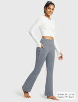 Laureate High-Rise Thermal Flared Pants
