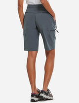 Grey Laureate UPF50+ DWR shorts, back view, part of All-Day Active Set #color_Dark Gray