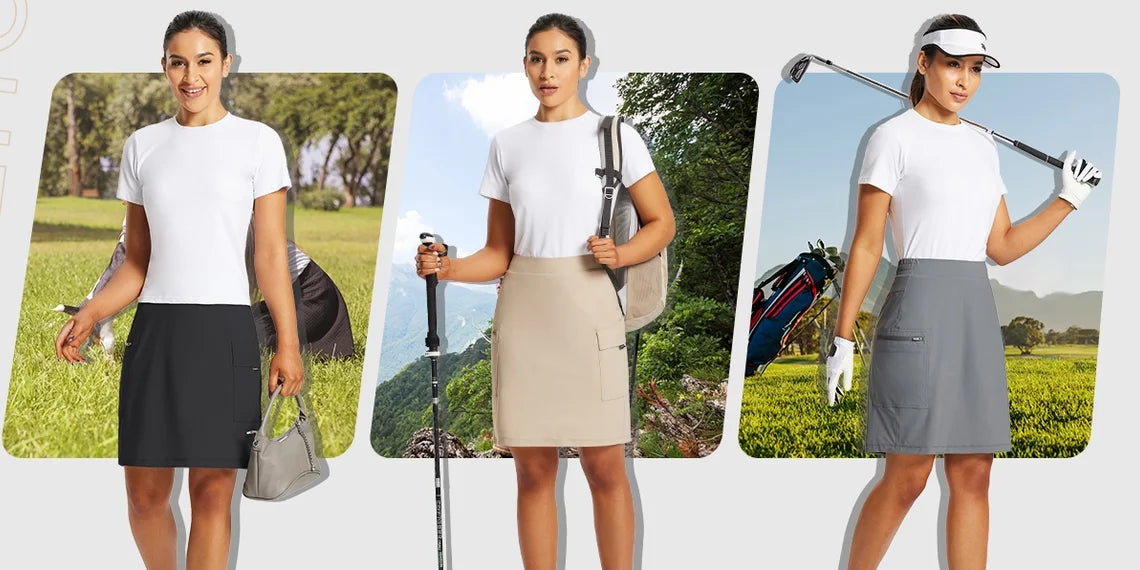 Knee Length Skorts for Summer: Top 10 Outfit Ideas - Baleaf Sports
