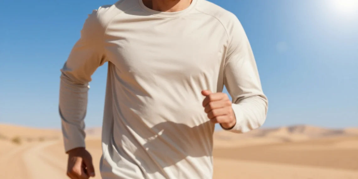 Best Long Sleeve Workout Shirts Loose Fit 2026 worn by a hiker for ultimate sun protection and airflow.