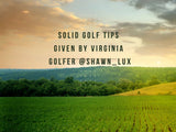 Solid Golf Tips Given By Virginia Golfer @shawn_lux - Baleaf Sports