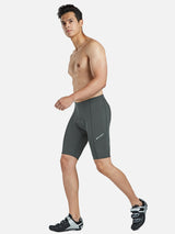 BALEAF men's UPF 50+ dark grey cycling shorts with 9" inseam and side pockets. #color_Gray