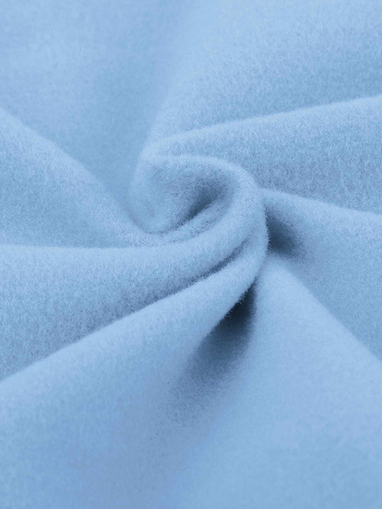 Light blue soft fleece fabric for warm pullover #color_Light Blue