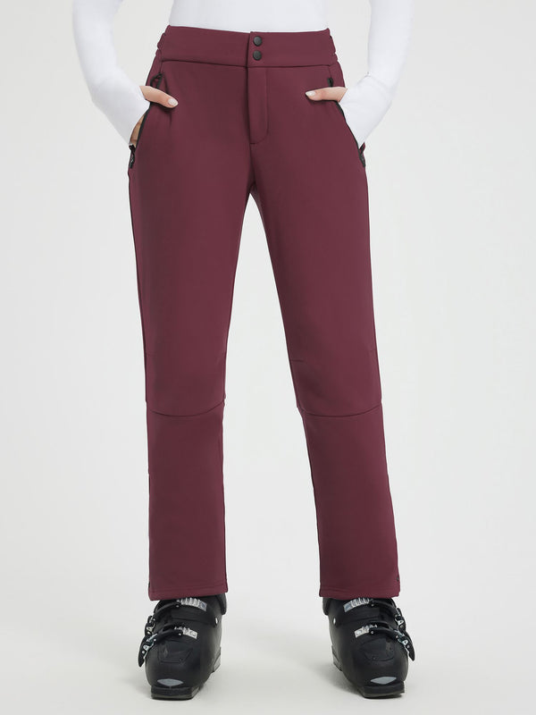 Knit Heavyweight Fleece Straight Ski Pants