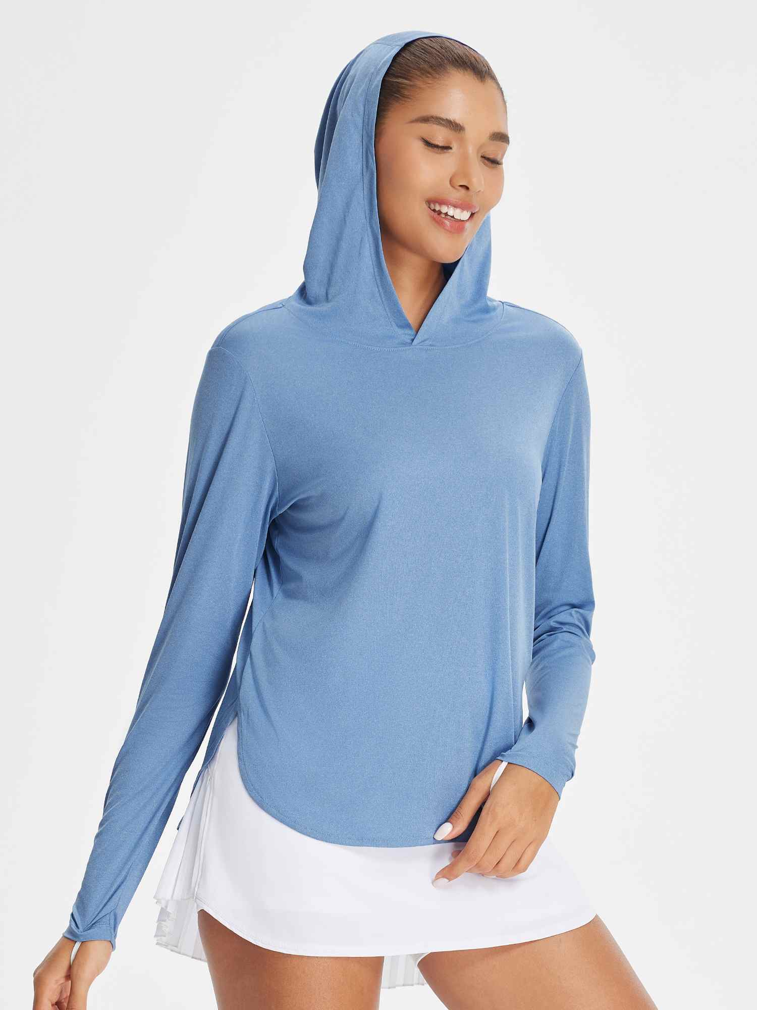 Women's Hooded Long Sleeve Sun Shirt