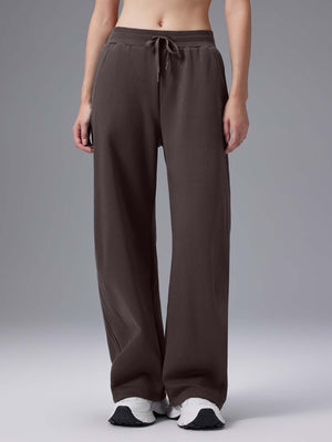 Cozy Fleece Wide-Leg Pants