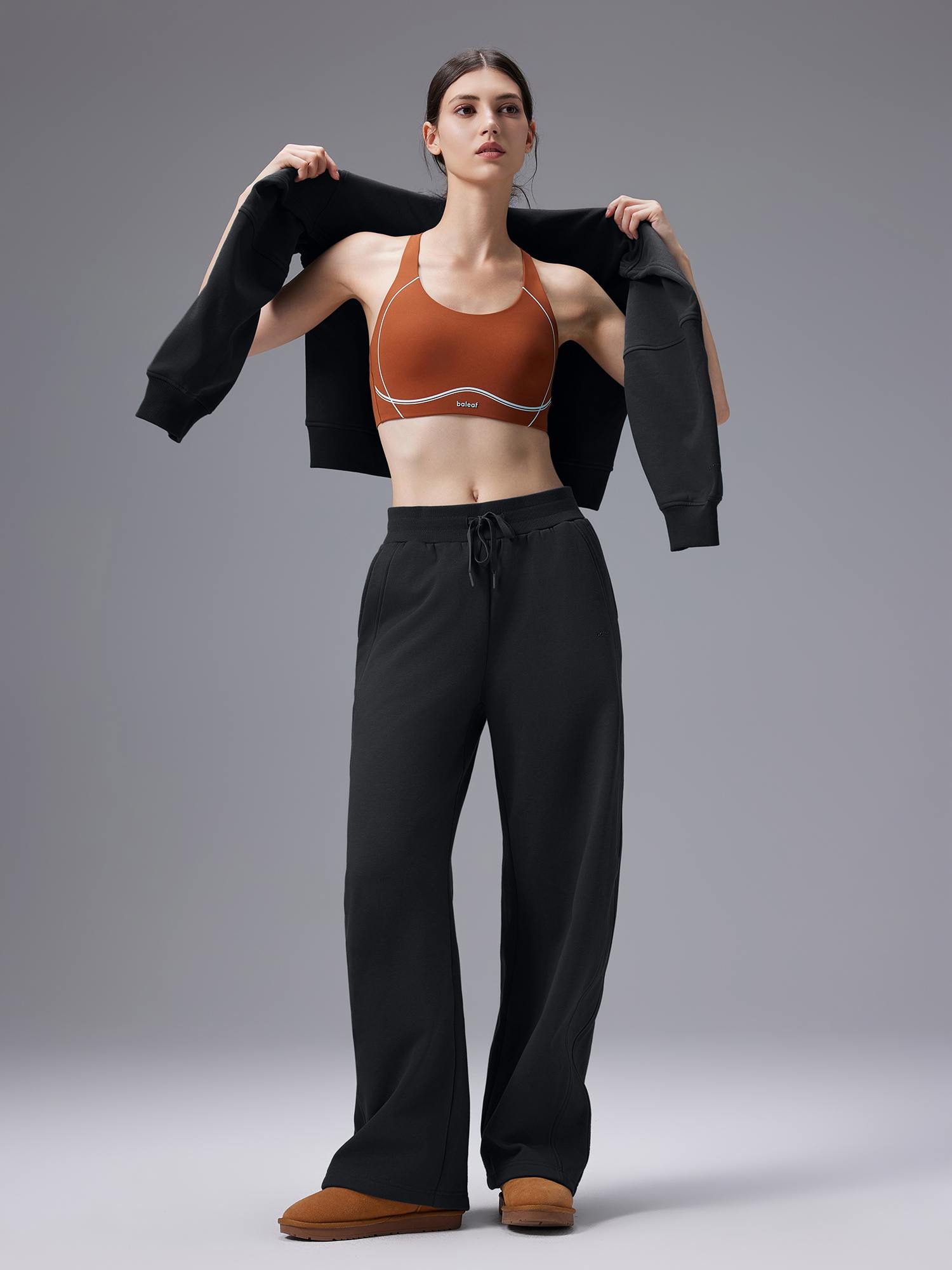 Cozy Fleece Wide-Leg Pants