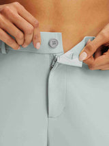 Baleaf light blue straight leg golf pants front closure with button and zipper. #color_Light Gray