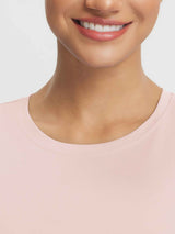 Women's light pink UPF 50+ quick dry short sleeve t-shirt #color_Pink Dogwood