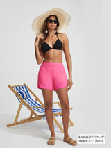 Baleaf UPF 50+ High-Rise Zipper Pockets Board Short 4''