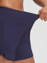 Baleaf UPF 50+ High-Rise Zipper Pockets Board Short 4''