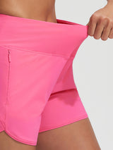 Baleaf UPF 50+ High-Rise Zipper Pockets Board Short 4''