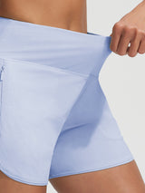 Baleaf UPF 50+ High-Rise Zipper Pockets Board Short 4''