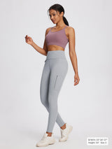 Laureate High-Rise Zipper Pockets Thermal Leggings